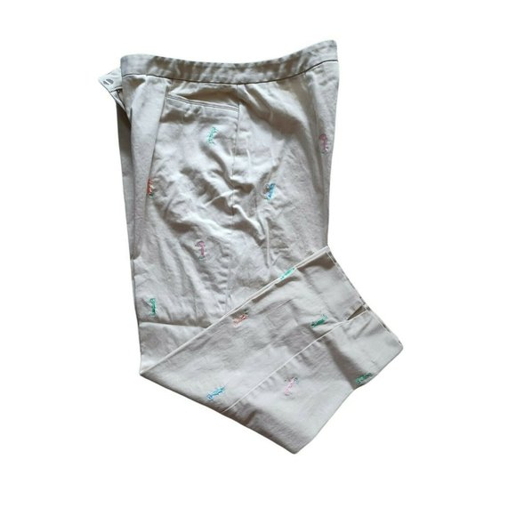 EP Pro Pants - GOLFERS......EP PRO Wmns Golf Slacks Size 10 Embroidered  Cotton Spandex Comfort